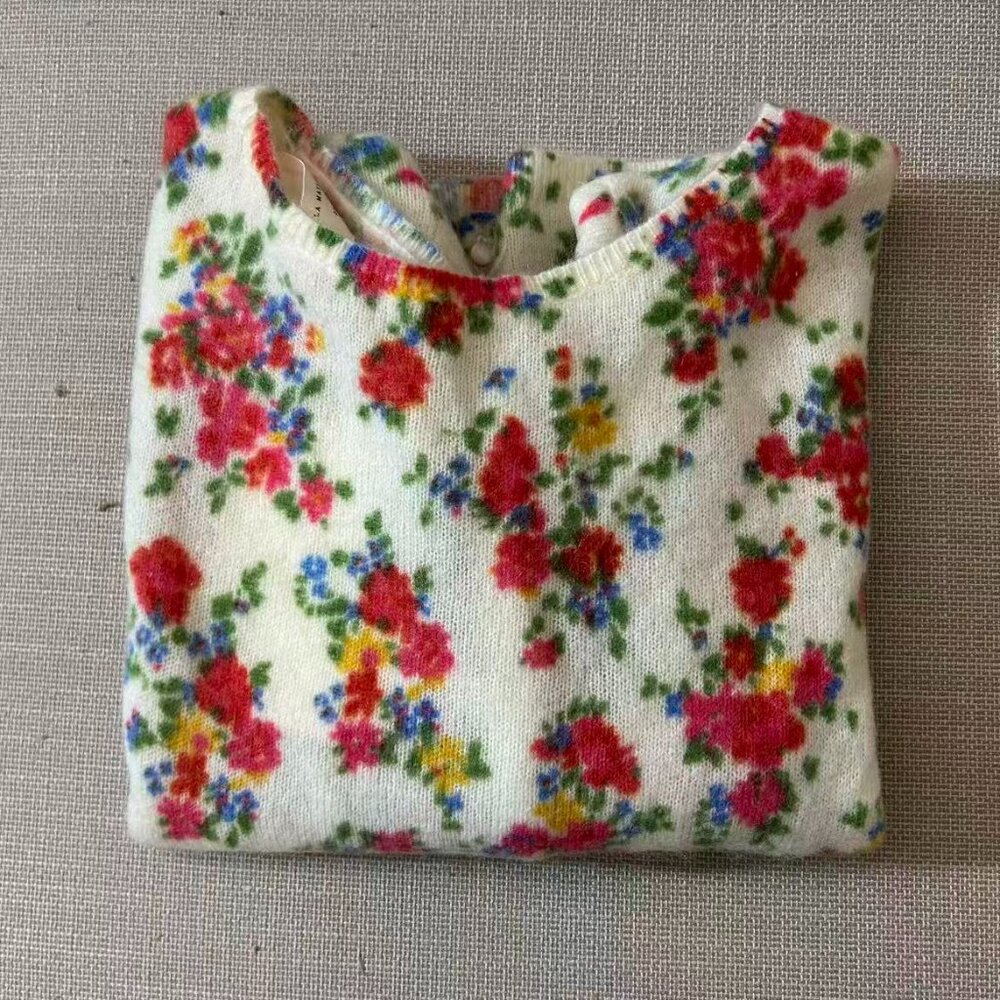 Sezane Juno Cardigan XXS/M/XL/XXXL Jardin Secret Sweater Reversible Floral - Picture 7 of 12